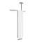 Colonne speed TerCia CLS-C45 2 faces Hmax fixation 3000 à 3300mm alu blanc