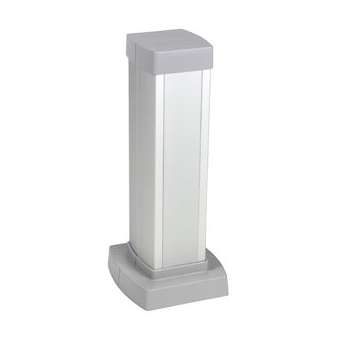 Colonnette 1 compartiment LOGIX 0,30m Aluminium|Planet wattohm-PLWPW32315