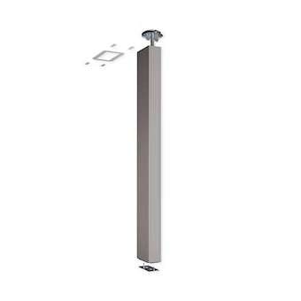 Colonne standard TerCia CLE-C45 2 faces Hmax fixation 3300 à 3600mm alu anodisé|Iboco-IBOB45370