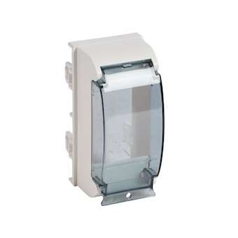 Support appareillage modulaire sur goulotte à clippage direct Mosaic - blanc|Legrand-LEG031069