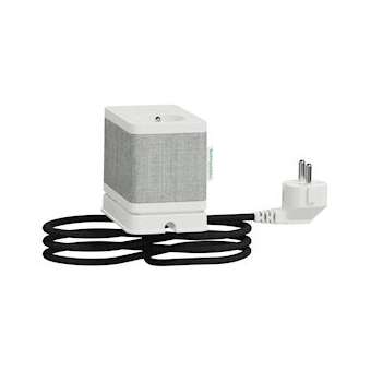 Unica System+ - clip bureau S design - 3 PC + USB A+C 3,1A - 2m - blanc/tissu|Schneider Electric-SCHINS44052