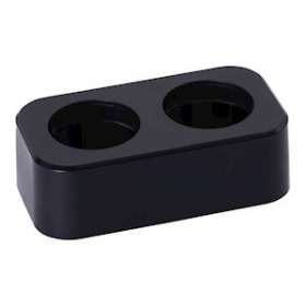 Finition Electr'On Incara 2 postes - noir|Legrand-LEG654937