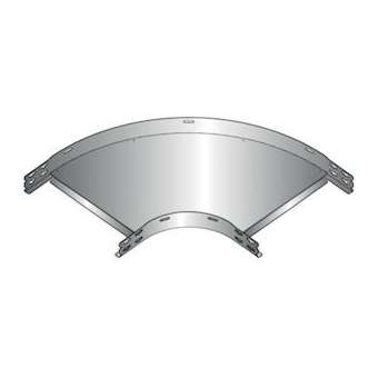 Virage 90DEG pour goulotte GBRS, 96x195, SZ|Niedax France-NDX518308