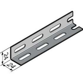 Profil L Perforé A560, 24x24x1.75, 3m, SZ|Niedax France-NDX014051