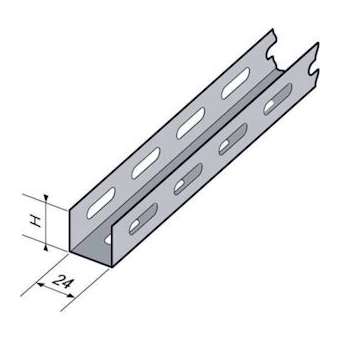 Profilé perforé UD A540 24x24x1.75, 3m, SZ|Niedax France-NDX015003