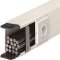 Goulotte lifea PVC h90mmxp40mm +2 éclisses+4 agrafes M7248 RAL 9016 Pure
