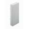 Embout à visser - Pour goulotte de distribution Viadis 60x40mm -PVC Blanc Artic