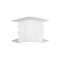 Angle intérieur variable de 70 à 120° pour TA-E 120x60 et TA-G 120x60 blanc