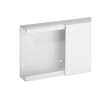Goulotte de distribution non cloisonnable TA-E 120x40 1 compartiment blanche|Iboco-IBOB00330