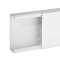 Goulotte de distribution non cloisonnable TA-E 120x40 1 compartiment blanche