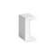 Embout pour TA-E 40x25 blanc