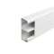 Goulotte 2 compartiments à clippage direct 50x130mm Mosaic longueur 2m - blanc