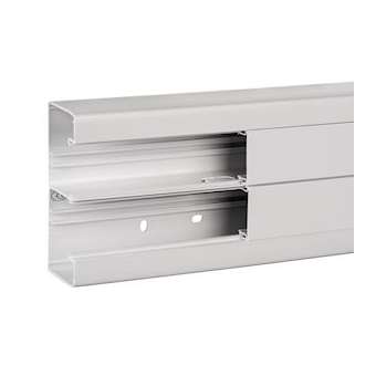 OptiLine 45 - goulotte PVC 2 compartiments 140x55x2000mm - au mètre linéaire|Schneider Electric-SCHISM10300P