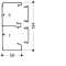 Goulotte appareillable queraz enclipsage direct h 134 x p 56mm L200mm PVC Pure