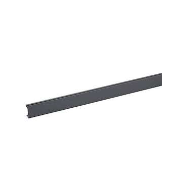 Couvercle largeur 45mm pour goulotte Logix45, colonne, colonnette - PVC Noir|Planet wattohm-PLW68228