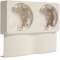 Support double appareillage saillie ateha pour ATA20x50 Pure
