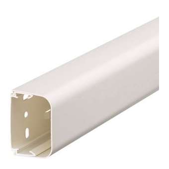 Goulotte de climatisation + pompe à chaleur p30mm h35mm L2m RAL9010 blanc paloma|Hager-HAGCLM30035