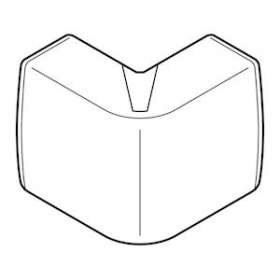 Angle extérieur Variasouple +ou-7DEG pour moulure Keva 32mmx15mm -PVC Blanc Arti|Planet wattohm-PLW11543