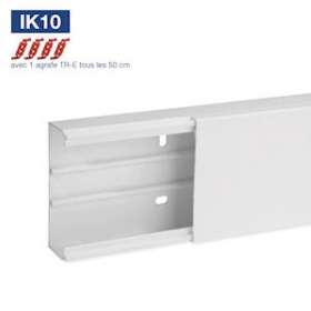 Goulotte de distribution cloisonnable TA-G 100x40 1 compartiment blanche|Iboco-IBOB01782