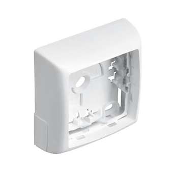 Cadre d'extrémité Appareillage Saillie Legrand - Pour moulure Keva 22x12mm-Blanc|Planet wattohm-PLW11810