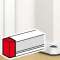Embout pour goulotte à clippage direct Mosaic 50x145mm - blanc