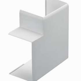Angle plat - Pour goulotte de distribution Viadis 32x16mm - PVC Blanc Artic|Planet wattohm-PLW16243