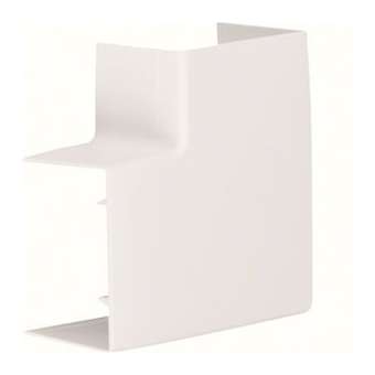 Angle plat variable lifea pour LF/LFF40060 h57mm x p40mm RAL 9016 Pure|Hager-HAGLFF4006059016