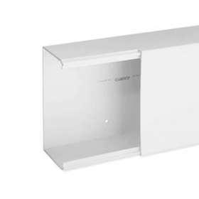 Goulotte de distribution non cloisonnable TA-E 150x80 1 compartiment blanche|Iboco-IBOB00358