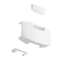 Té de dérivation -Pour moulure Keva 32mmx12mm - PVC Blanc Artic