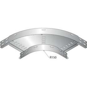 Virage 90DEG pour dalles perforées, 48x195, SZ|Niedax France-NDX421306