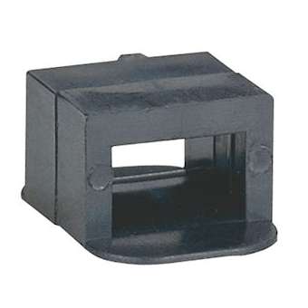 Embase noire protégée ultraviolets pour potelet fixable par collier|Legrand-LEG031960