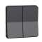 Mureva Styl - Double va et vient - composable - IP55 -IK08-connexion auto - gris