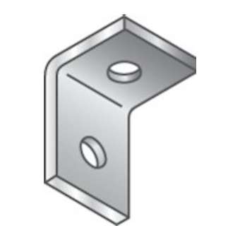 Equerre 90DEG 2 trous, série STRUT 41, GC|Niedax France-NDX678032