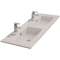 Plan vasque céramique ANGELO/COSMO L1200 -2 cuves - P460