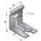 Patte multifonction PUF, pour largeur inférieure à 150 mm, GC