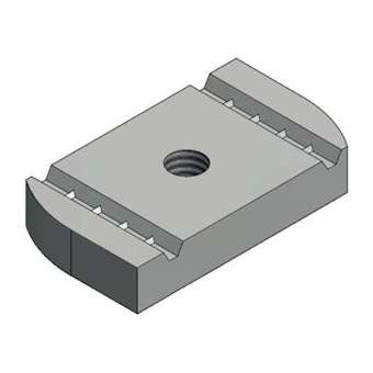 Ecrou rainuré M8, série STRUT, EZ|Niedax France-NDX648037