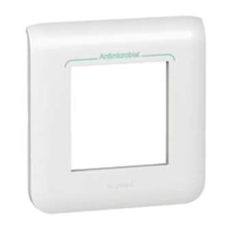 Plaque Mosaic 2 modules - blanc antimicrobien|Legrand-LEG078722