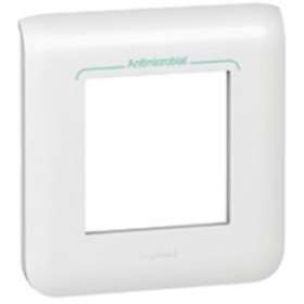 Plaque Mosaic 2 modules - blanc antimicrobien|Legrand-LEG078722
