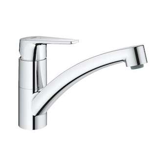Mitigeur monocommande Evier BauEdge Chromé|Grohe-GO231682000
