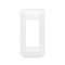Plaque de finition Mosaic pour 1 module blanc