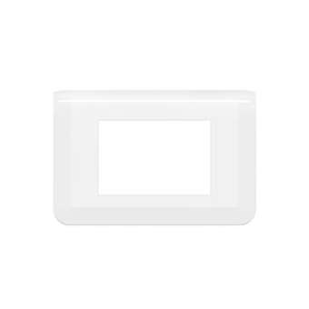 Plaque de finition Mosaic pour 3 modules blanc|Legrand-LEG078803L