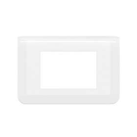 Plaque de finition Mosaic pour 3 modules blanc|Legrand-LEG078803L
