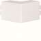 Couvercle angle extérieur camelea pour LFS40060 RAL 9010 blanc paloma