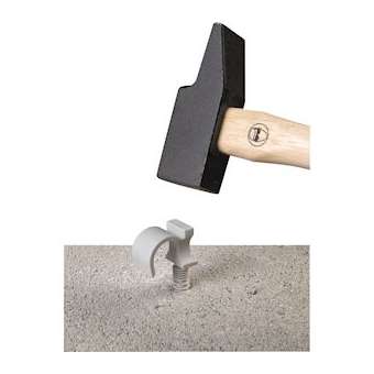 BIZCLIP simple D 25 mm PA 6 gris (x 100)|Bizline-BIZ710227