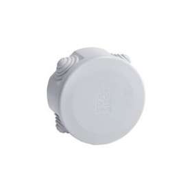 Boîte de dérivation étanche Pico diam. 80 Prof. 40 grise à tétines IP55 960°C|Iboco-IBOB05531