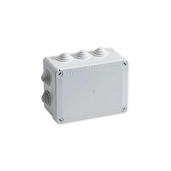 Boîte de dérivation étanche Pico 150x110 Prof. 70 grise à tétines IP55 960°C|Iboco-IBOB05536