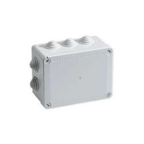 Boîte de dérivation étanche Pico 150x110 Prof. 70 grise à tétines IP55 960°C|Iboco-IBOB05536