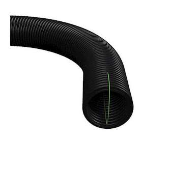 Conduit TINB diamètre 63mm avec tire-fils noir RAL9005 couronne de 25m|Iboco-IBOB34363