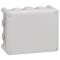 Boîte de dérivation rectangulaire Plexo dimensions 155x110x74mm - gris RAL7035