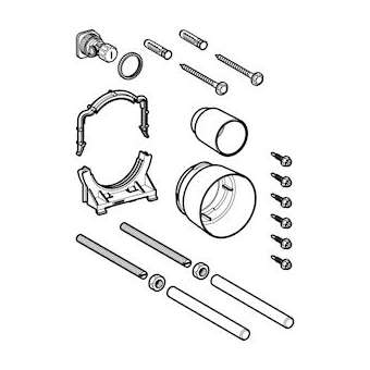 Accessoires montage bâti-support Geberit Duofix WC, Sigma 12 cm|Geberit-GBR241.869.00.1